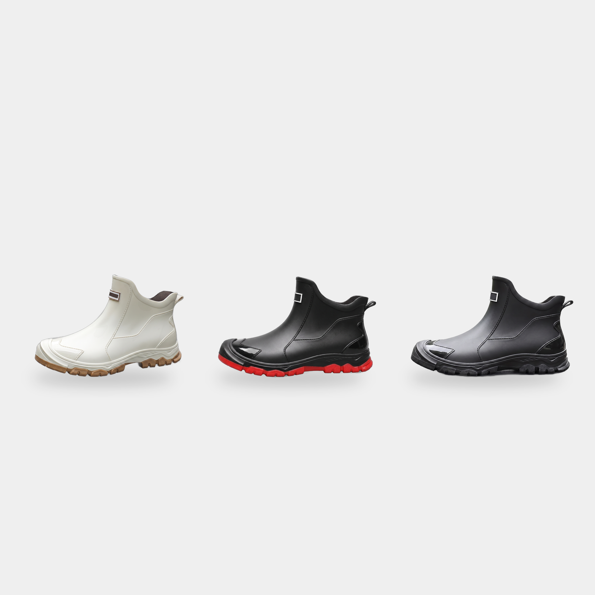 Kurze Gummistiefel – wasserdichte Slip-on Gartenschuhe, knöchelhoch