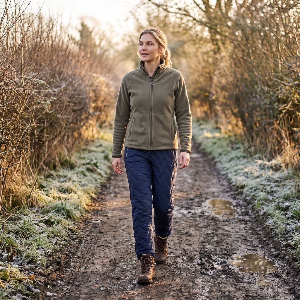 Damen-Wanderhose fleecegefüttert – Gehhose für den Winter