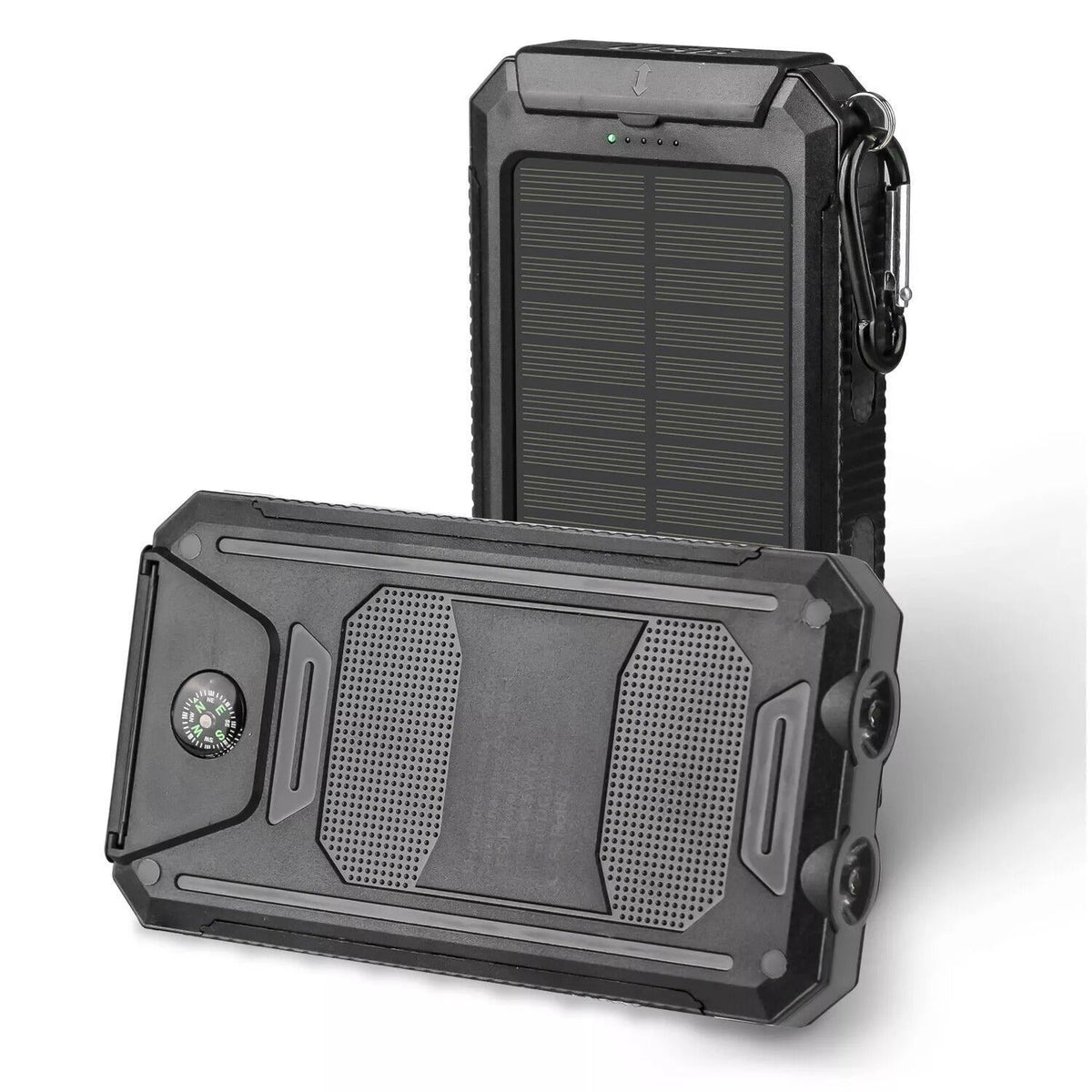 Solar-Powerbank Pro 20.000mAh – mit Doppel-Taschenlampe