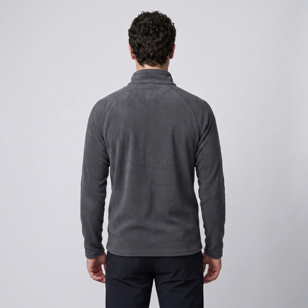 Herren Quarter-Zip Fleecepullover – leichter Fleece für Wandern und Camping