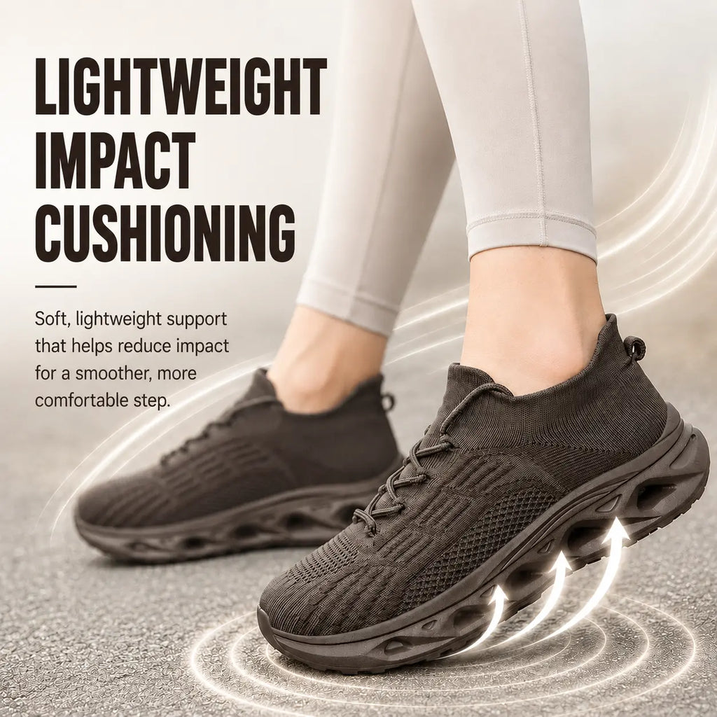 Komfort-Walking-Sneaker mit breiter Zehenbox – Premium-Variante