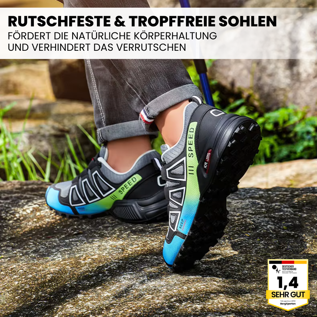OrthoTrekking – Ergonomische & Gesunde Trekking u.-Wanderschuhe für besseren Schlaf