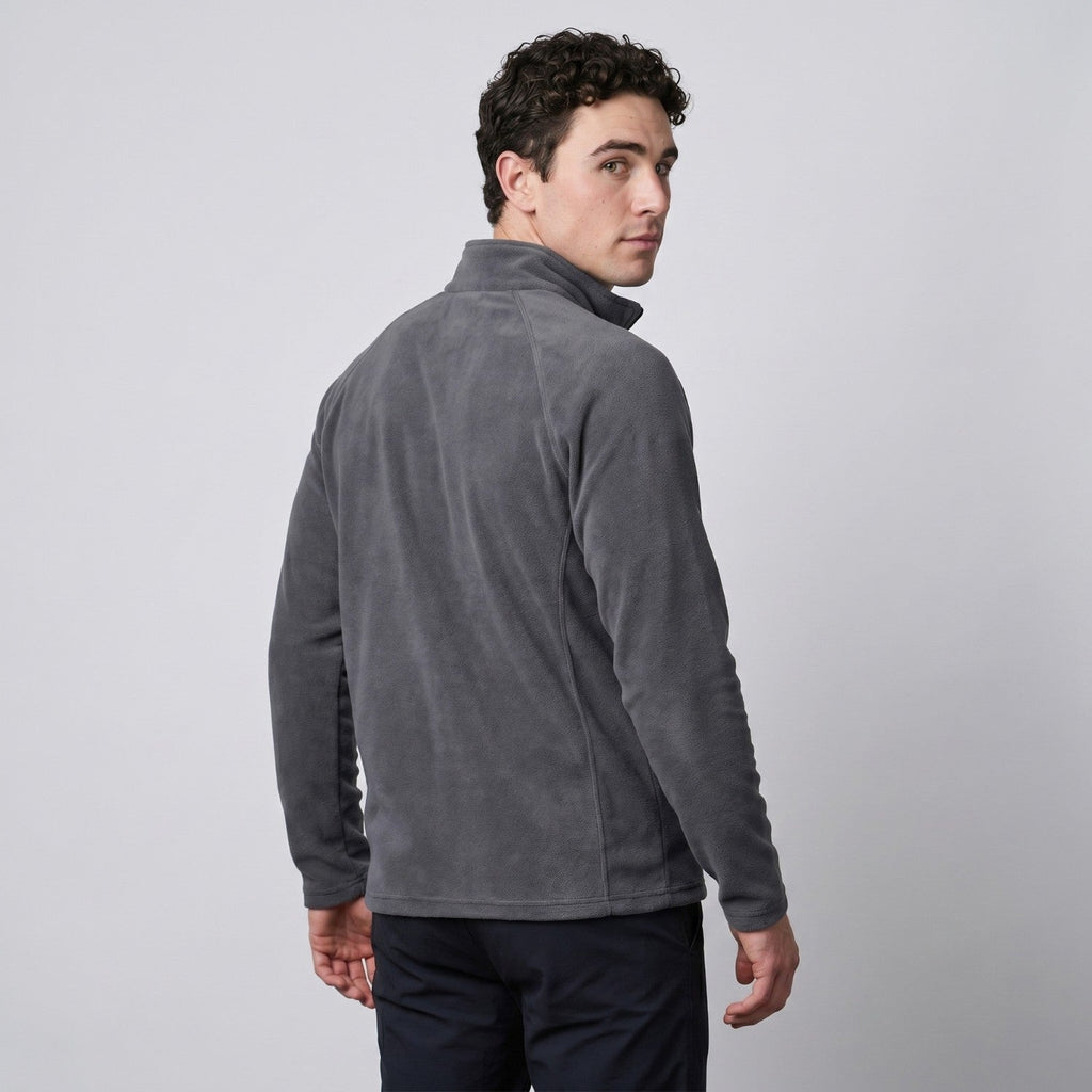 Herren Quarter-Zip Fleecepullover – leichter Fleece für Wandern und Camping