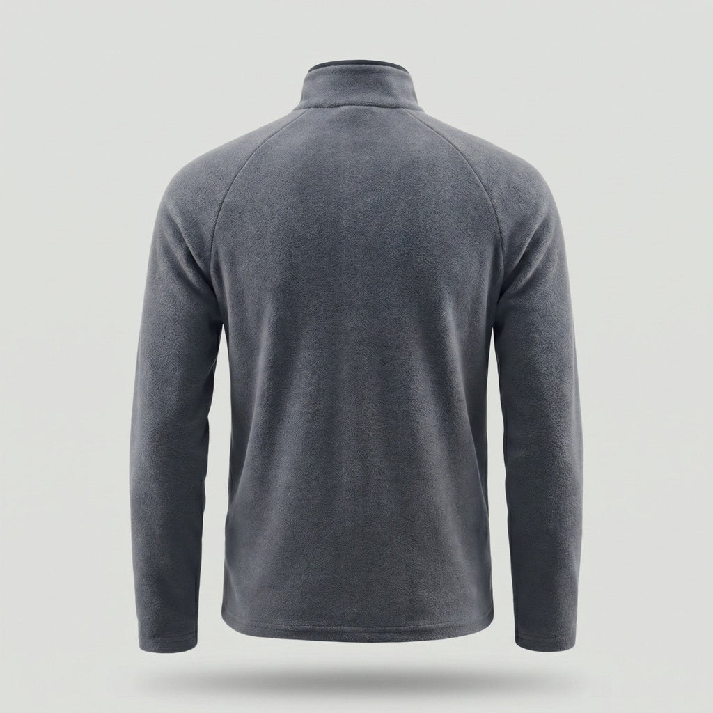 Herren Quarter-Zip Fleecepullover – leichter Fleece für Wandern und Camping