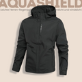 AquaShield - Leichte Herren-Regenjacke mit Kapuze, wasserdicht und winddicht