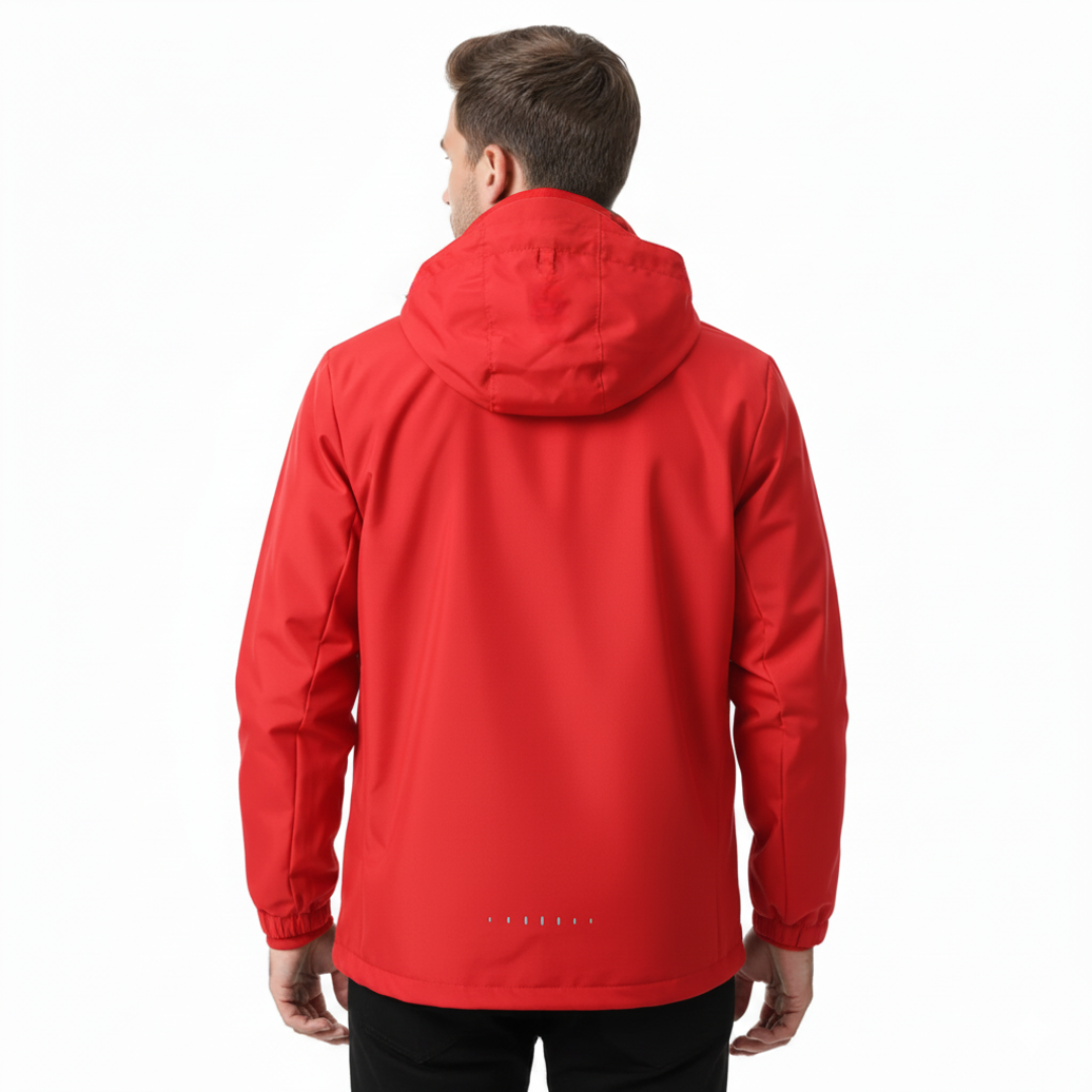 Herren Kapuzen-Wasserdichte Regenjacke – Legere Alltags-Regenjacke für Herren