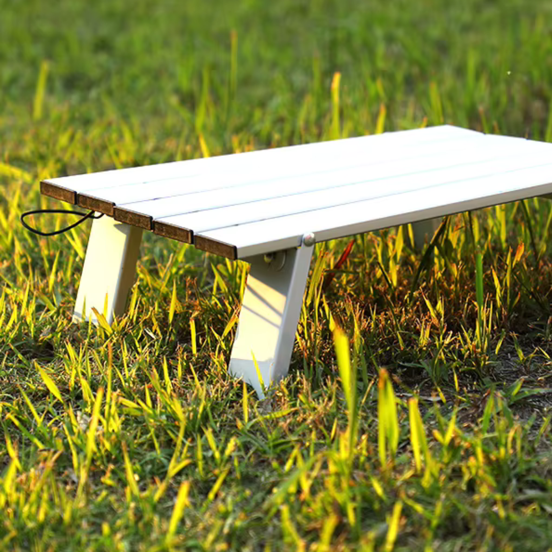 Tragbarer Aluminiumtisch für Camping & Wandern – FaltTisch Kompakt