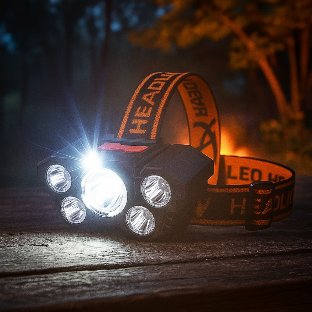 LED Stirnlampe USB wiederaufladbar – HelioBeam