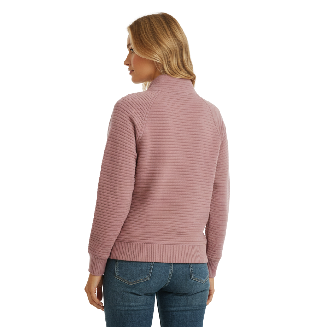 Selene Pullover mit Halb-Reißverschluss