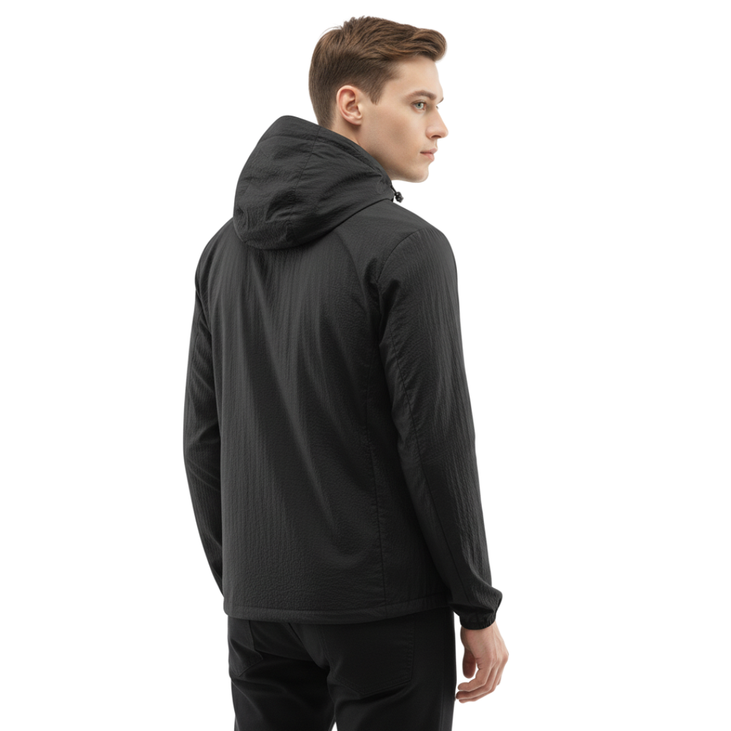 Leichte Herren Windjacke mit Kapuze – Outdoor Jacke