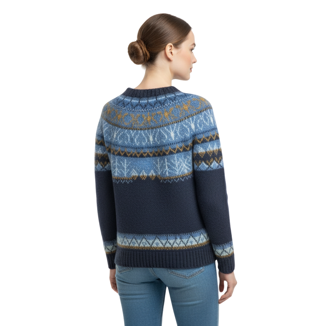 FrostLoom Nordischer Strickpullover
