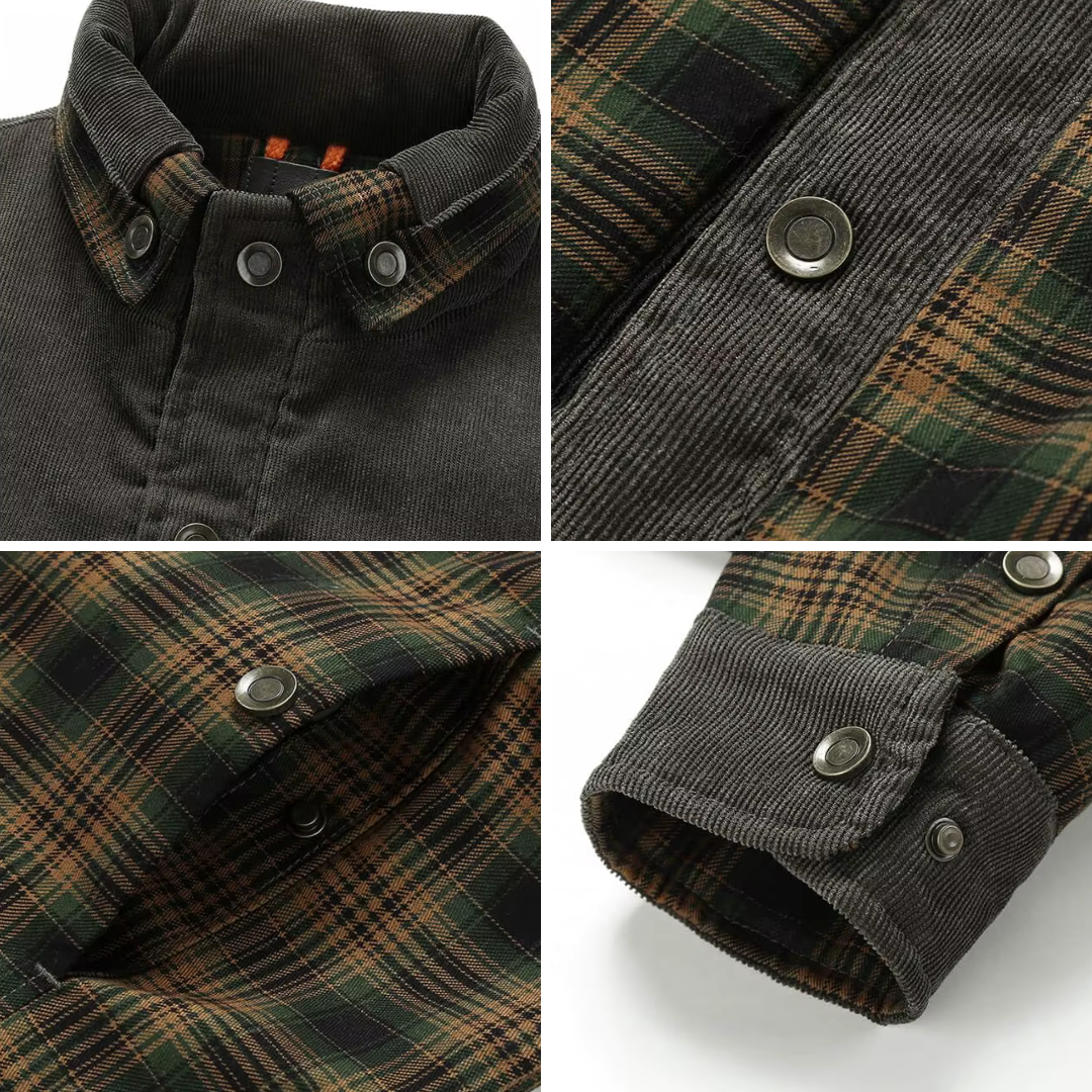 Flanelljacke Herren gefüttert & kariert – NordHaven Lumber Coat