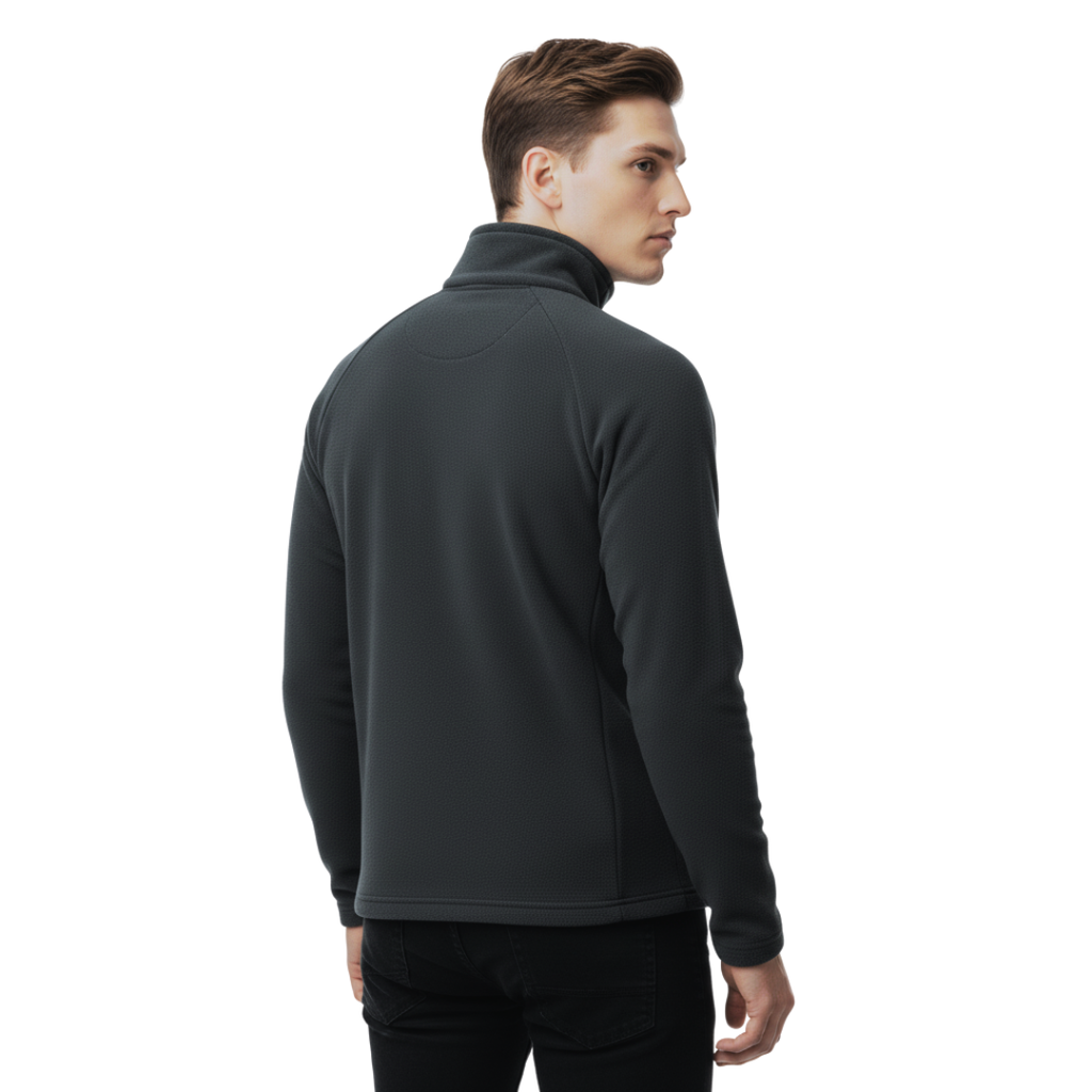 FrostLine Fleece-Pullover mit Halb-Reißverschluss