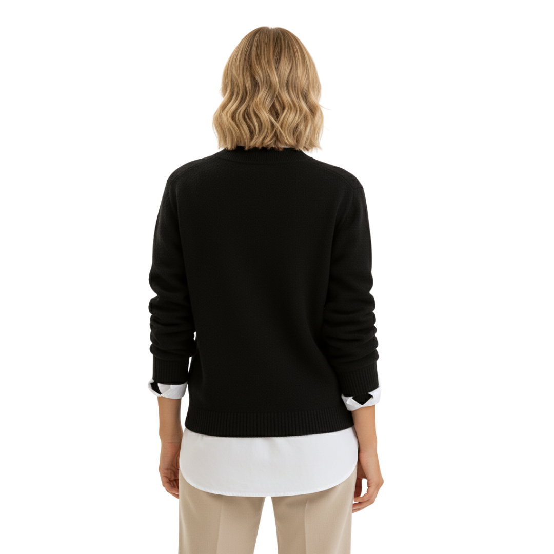 Raven Weicher Strickpullover