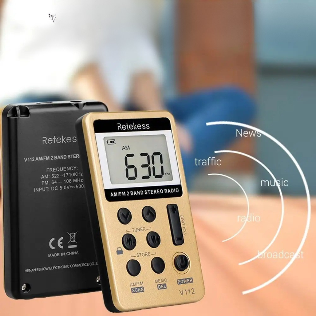 PocketWave Mini Metall-Taschhenradio