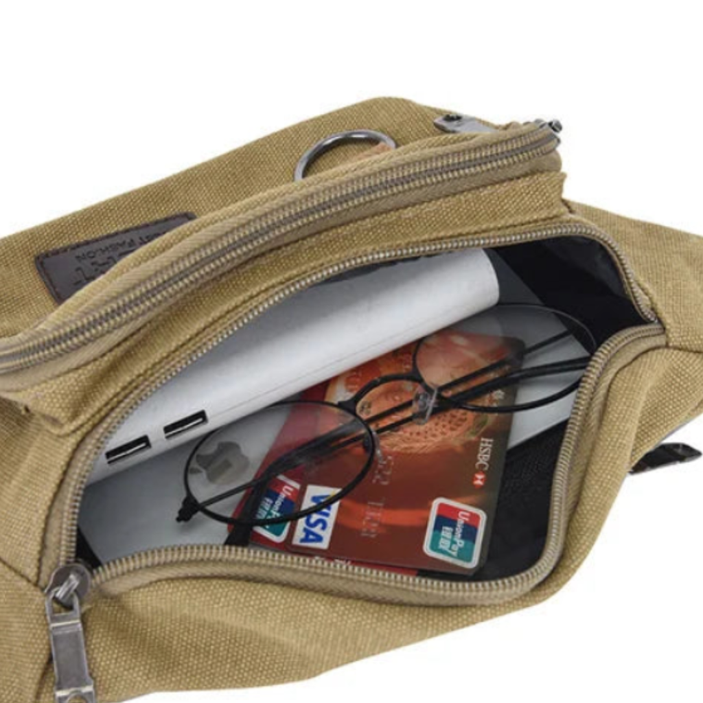 Canvasoro Dicke Canvas-Gürteltasche