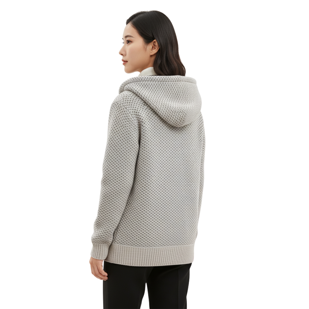StoneWeave Kapuzenpullover mit Struktur