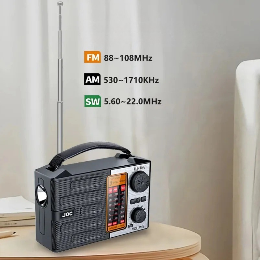 Radiantro Tragbares Solarladegerät-Radio