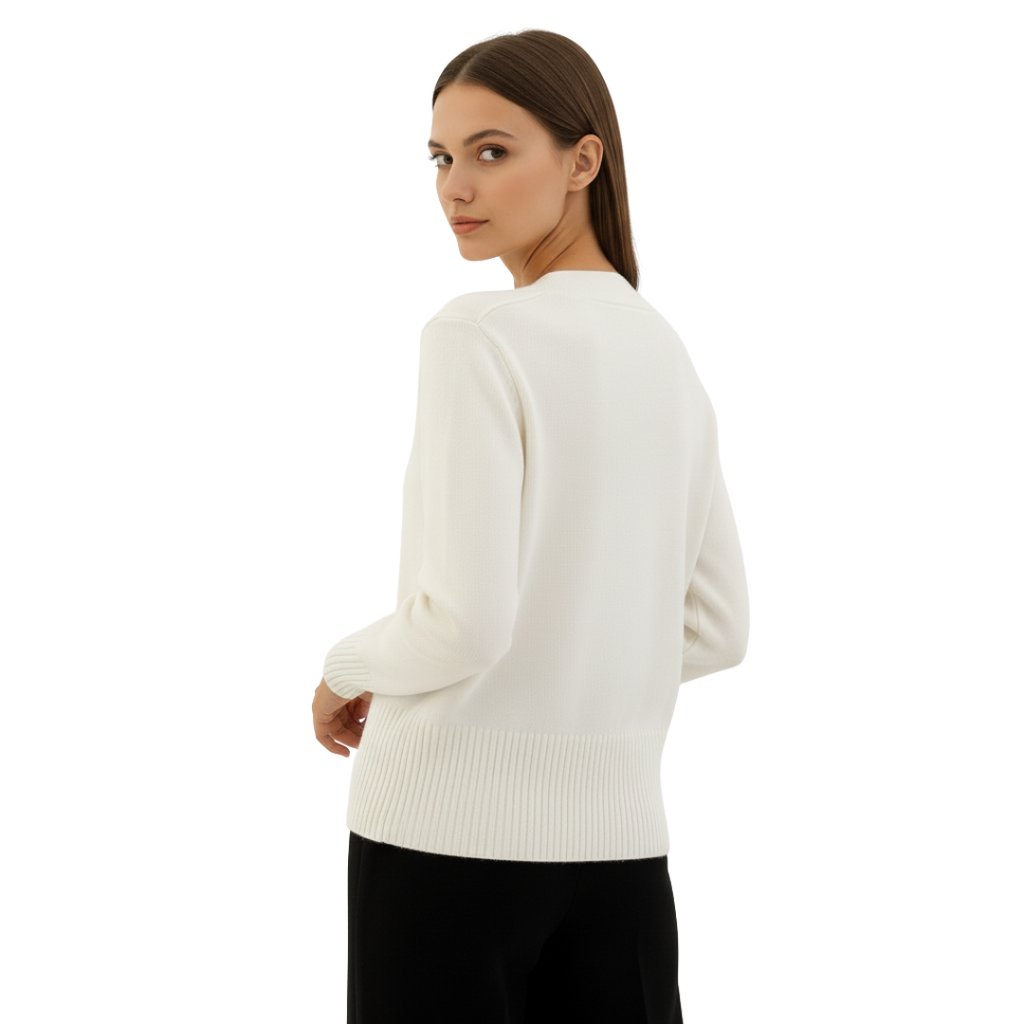 PureCharm V-Ausschnitt-Strickcardigan