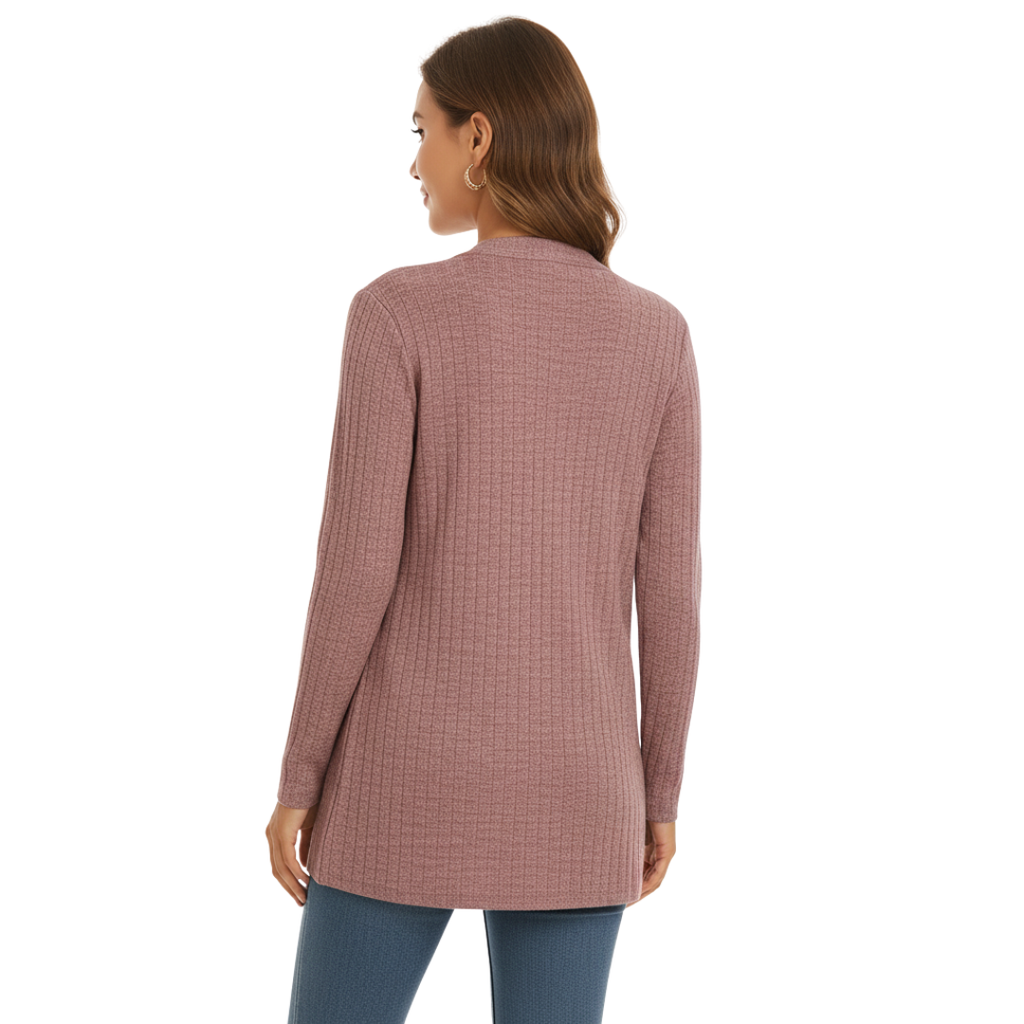 Strickschicht in Blush-Rosa