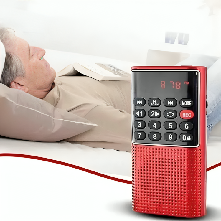 TrekTone Kompakt tragbares Radiogerät mit MP3-Player