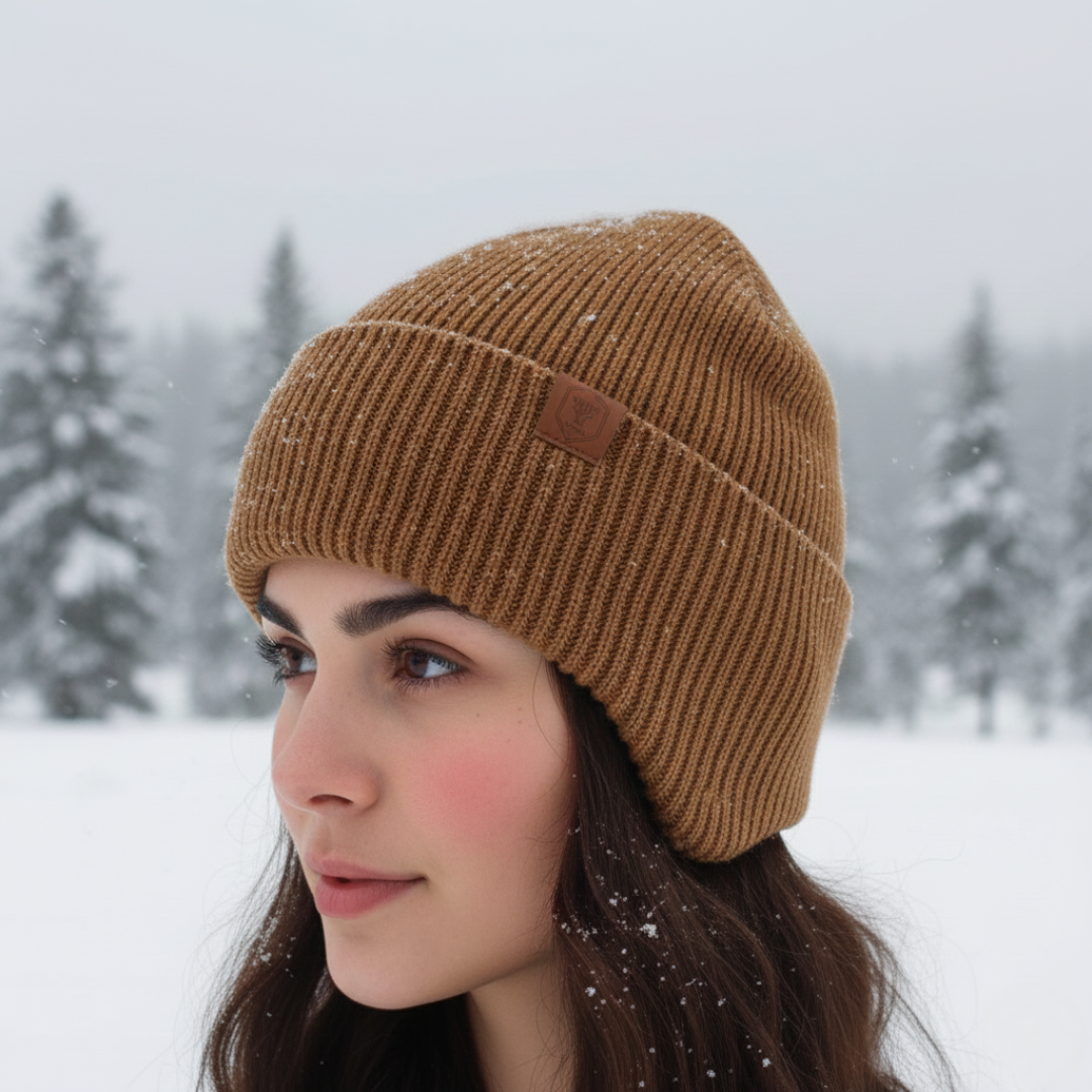 Winter Mütze mit Ohrenklappen & Fleecefutter – NordPeak Beanie