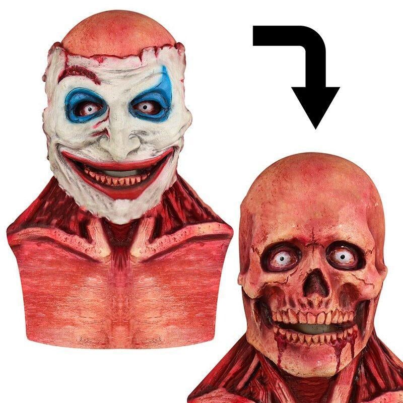 Halloween Doppellagige Totenkopfmaske