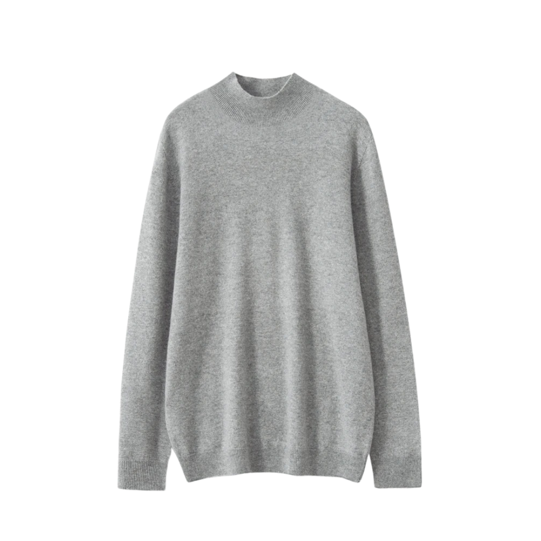 Herren Pullover mit Stehkragen