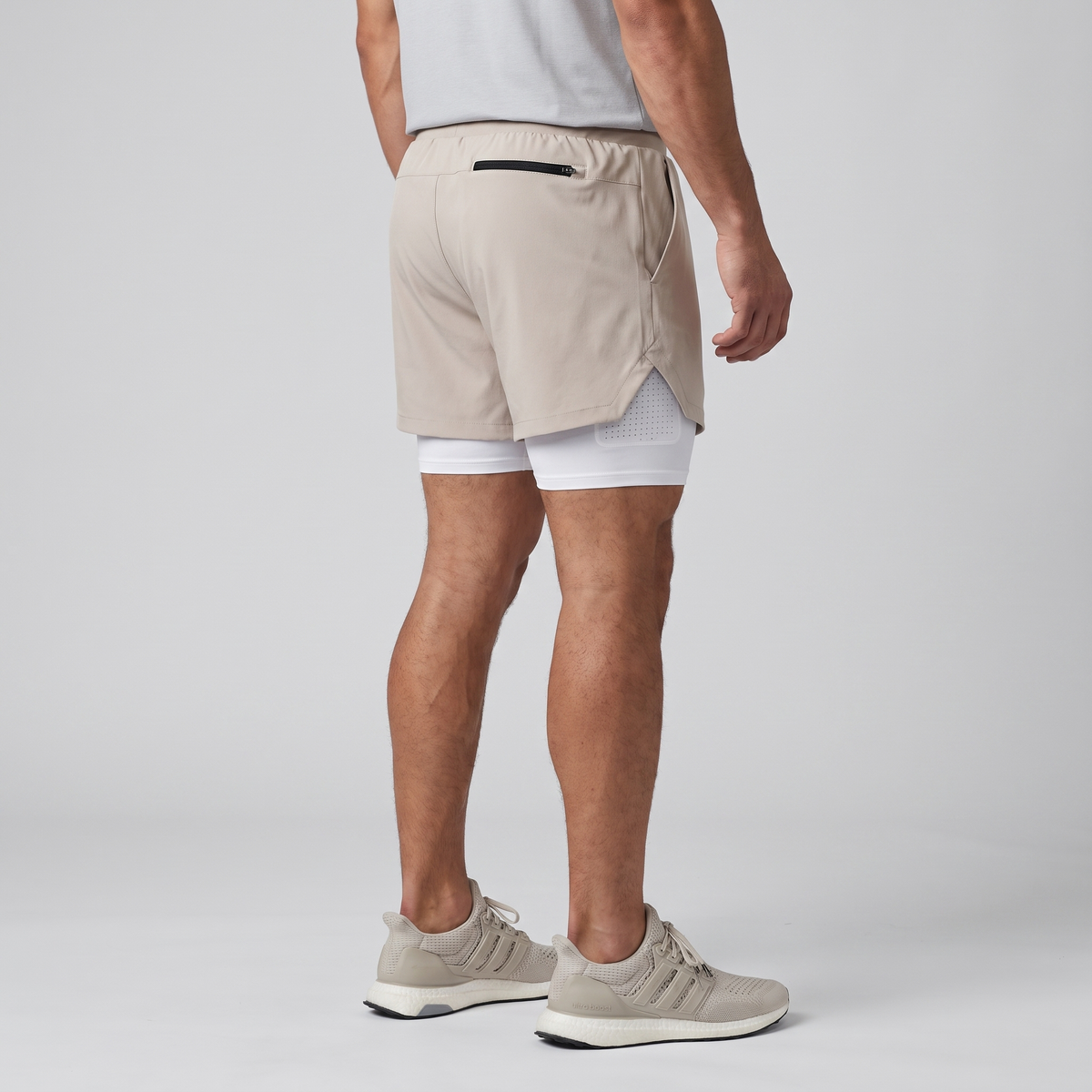 Herren Laufshorts 2-in-1 mit Innenslip und Handytasche