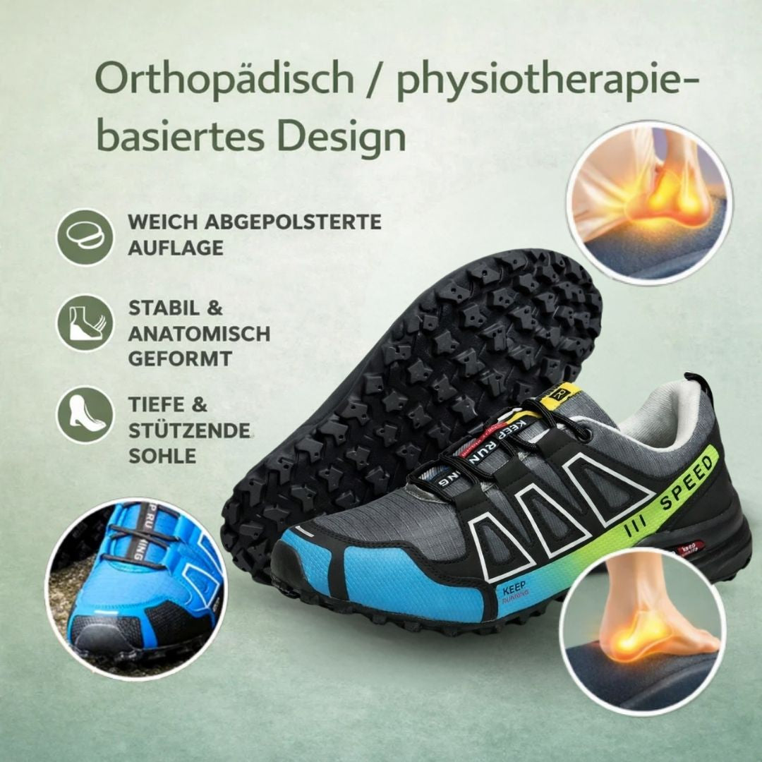 OrthoTrekking - Ergonomischer, wasserdichter & schmerzlindernder Trekking u.- Wanderschuh