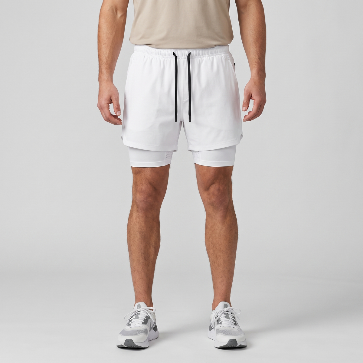 Herren Laufshorts 2-in-1 mit Innenslip und Handytasche