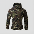 Herren Outdoor-Jacke mit Kapuze – leichte Zip-Schicht