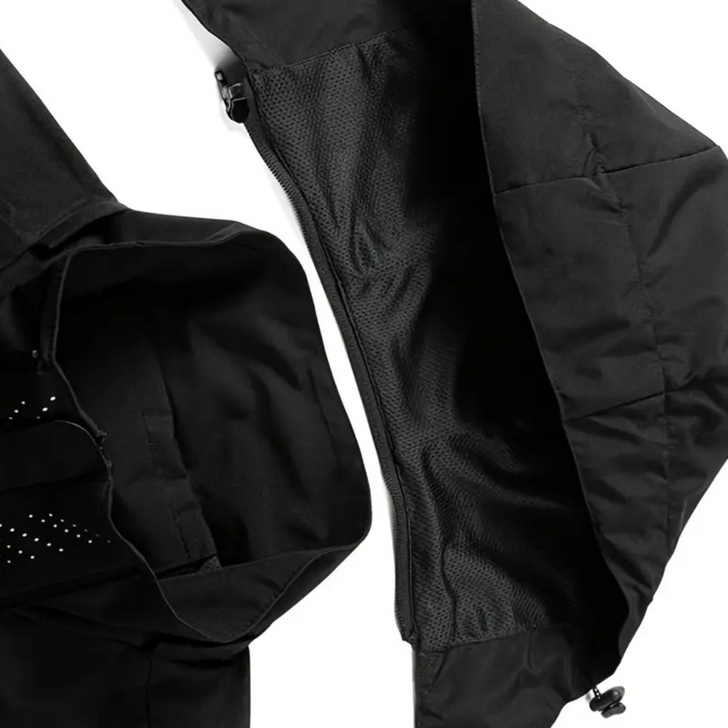 AquaShield - Leichte Herren-Regenjacke mit Kapuze, wasserdicht und winddicht