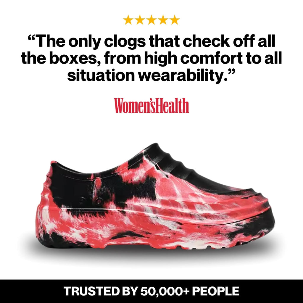 Comfort-Clogs mit Zero-Drop-Sohle und rutschfester Außensohle