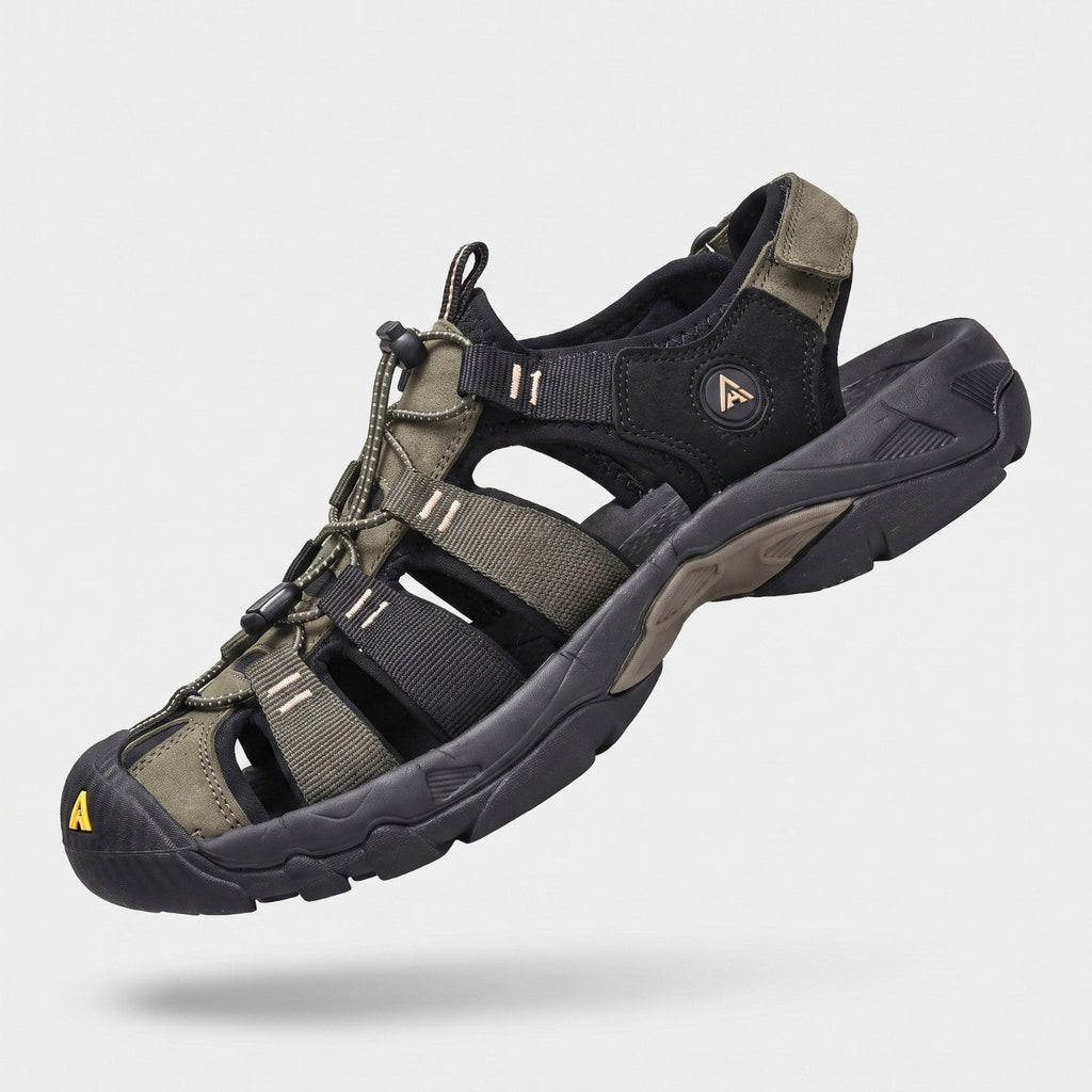 Herren Wandersandalen geschlossene Zehenpartie – Outdoor- und Wassersandalen
