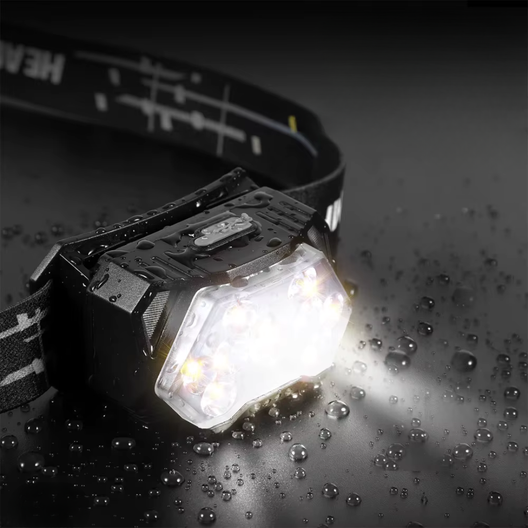 LED Stirnlampe 9-fach mit Sensor & USB – ProBeam 6X