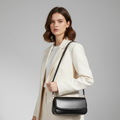 Premium Schultertasche aus echtem Leder