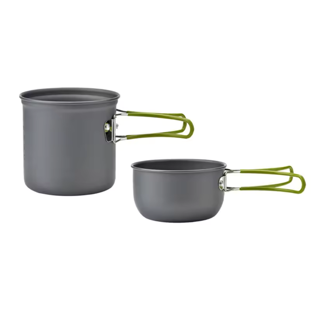 Kochgeschirr Set für Camping & Trekking (2 Personen) – KocherSet Duo
