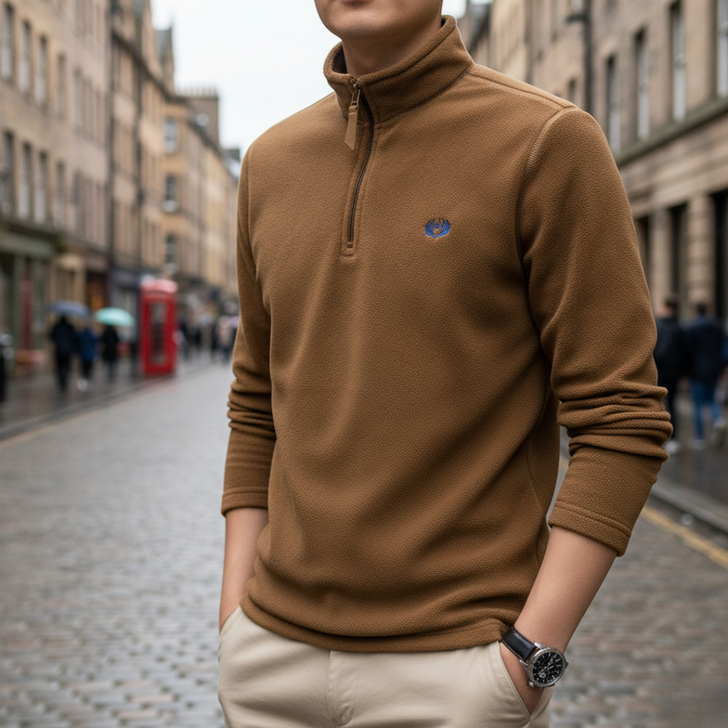 PolarLite Fleece-Pullover mit Halb-Reißverschluss