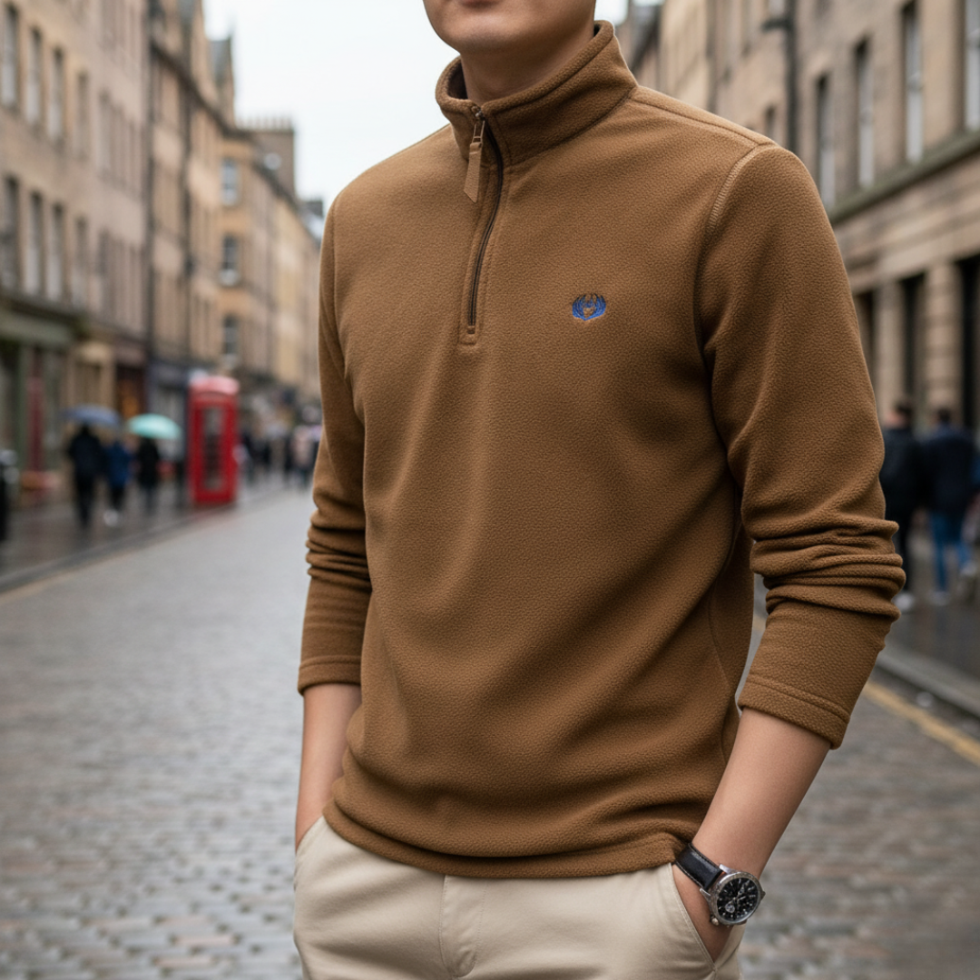 PolarLite Fleece-Pullover mit Halb-Reißverschluss