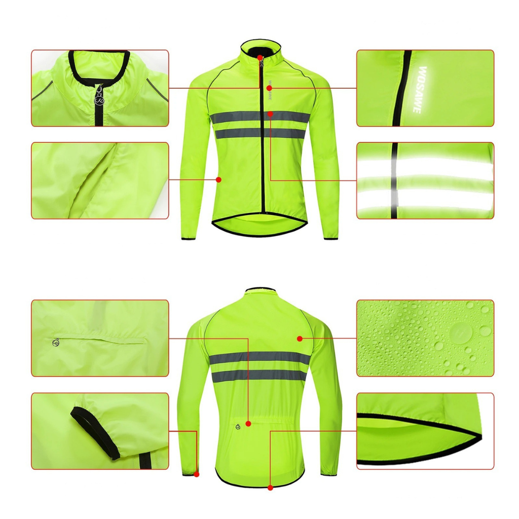 WindoraX Leichte Fahrrad-Windjacke