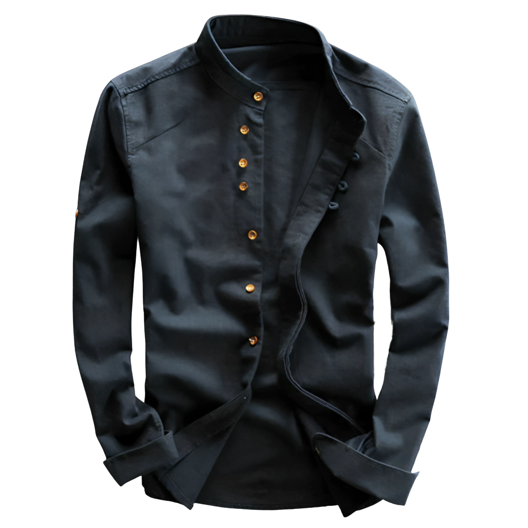 SlateCrest Pullover mit modernem Kragen