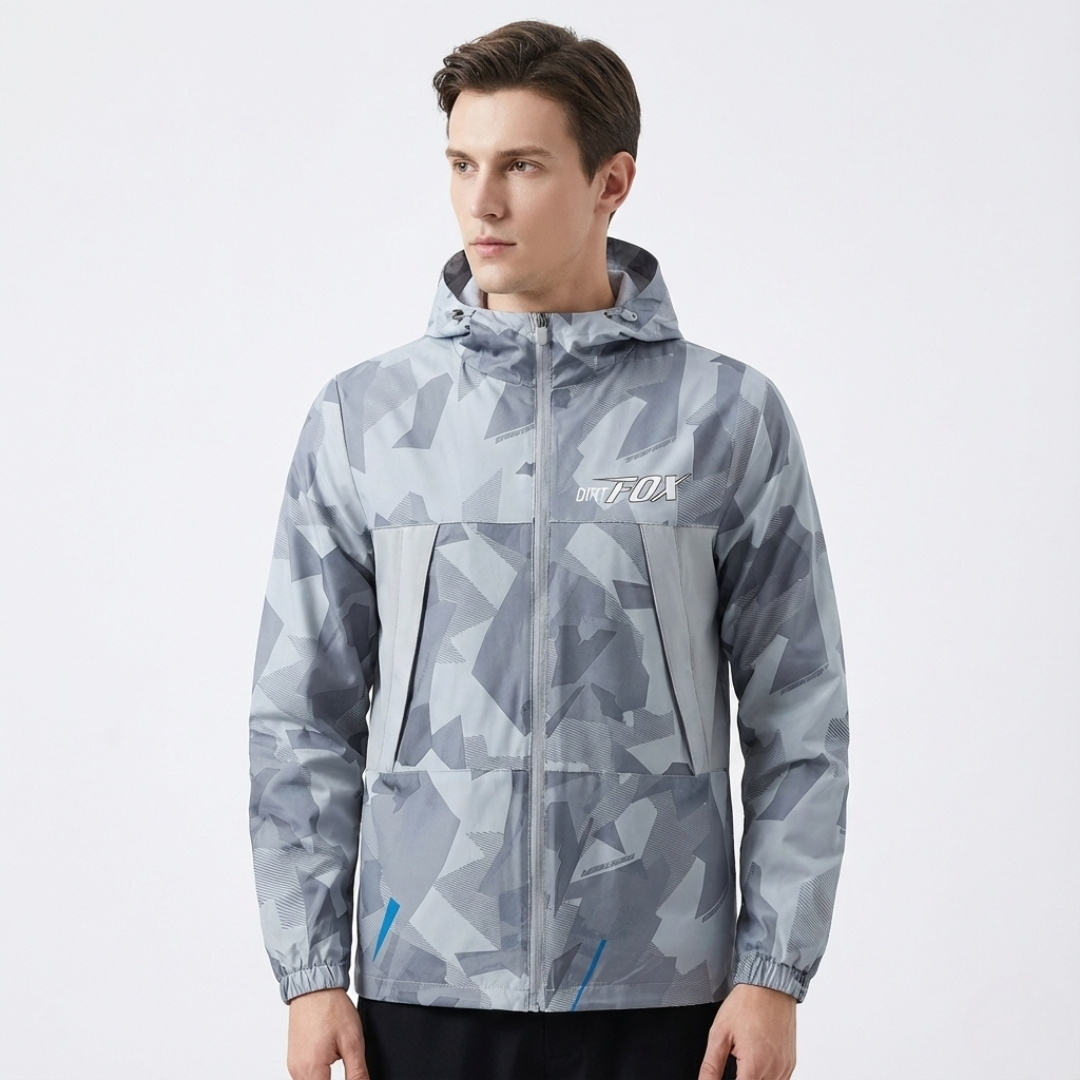 VeloGuard Fahrrad-Windjacke mit Kapuze