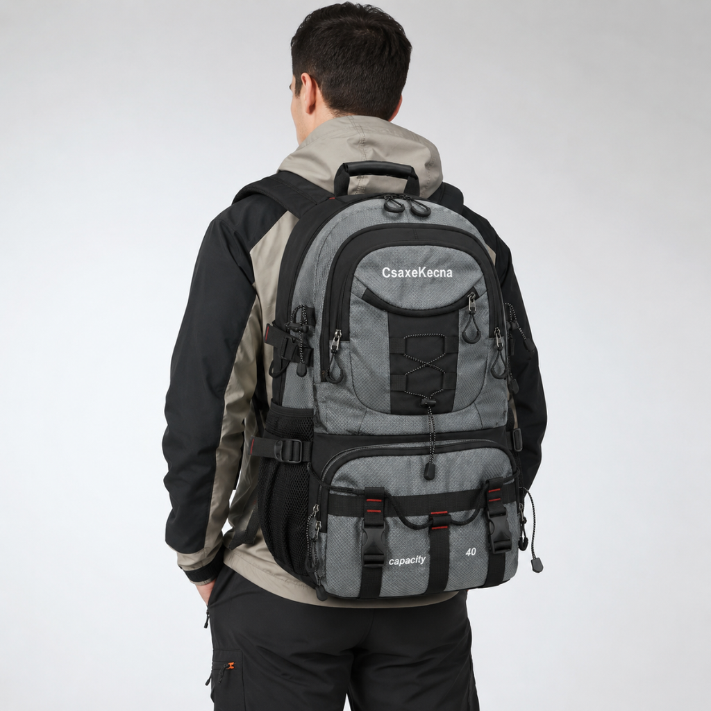 Wanderrucksack 40L mit USB-Anschluss – BergTrail Pro