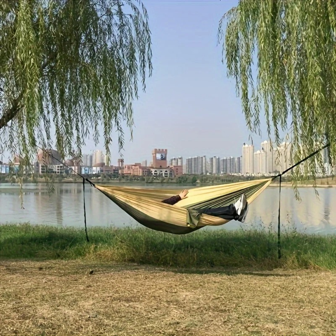 Hängematte Doppel für Camping – RelaxMate Duo