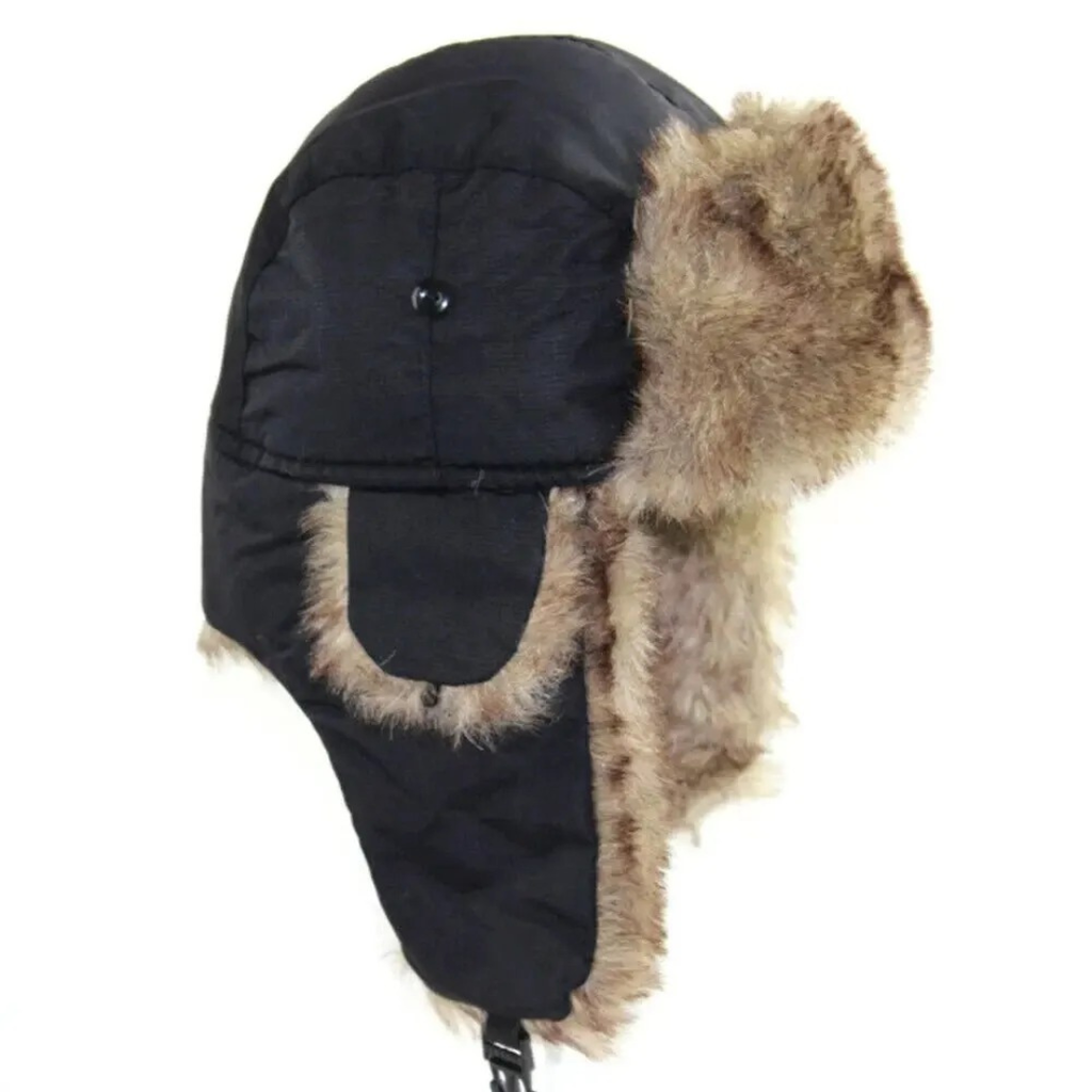 Mütze mit Kunstfell & wasserabweisender Winterwärme – NordFell Aviator
