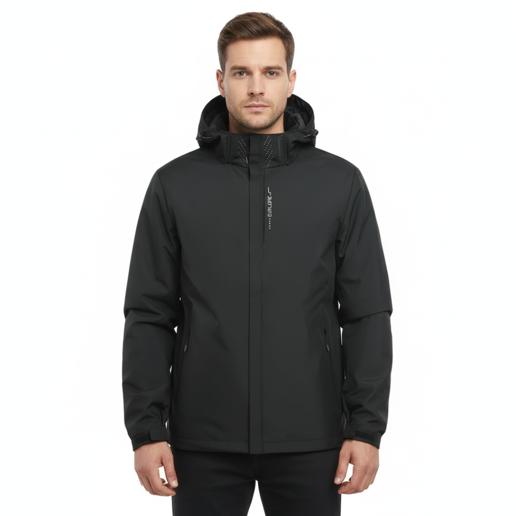 Herren Kapuzen-Wasserdichte Regenjacke – Legere Alltags-Regenjacke für Herren