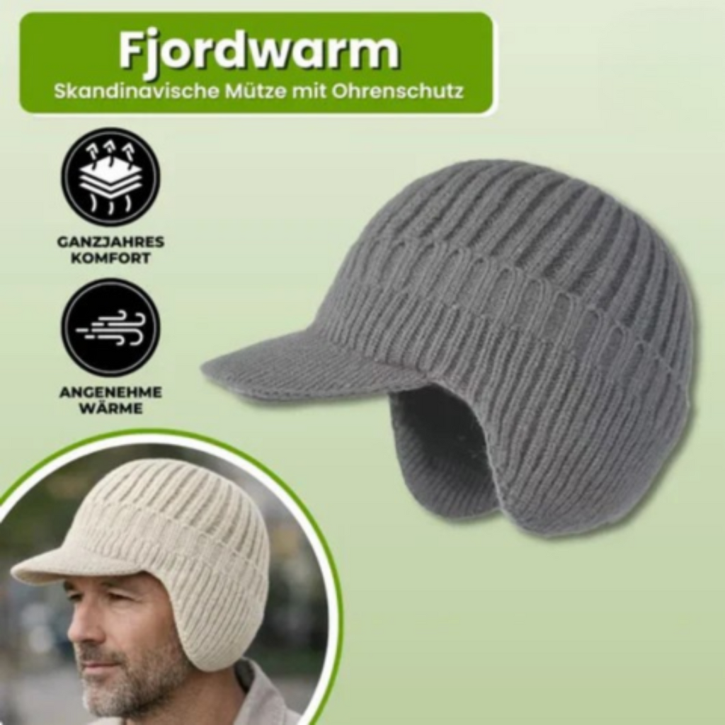 Fjordwarm – Skandinavische Mütze mit warmem Ohrenschutz