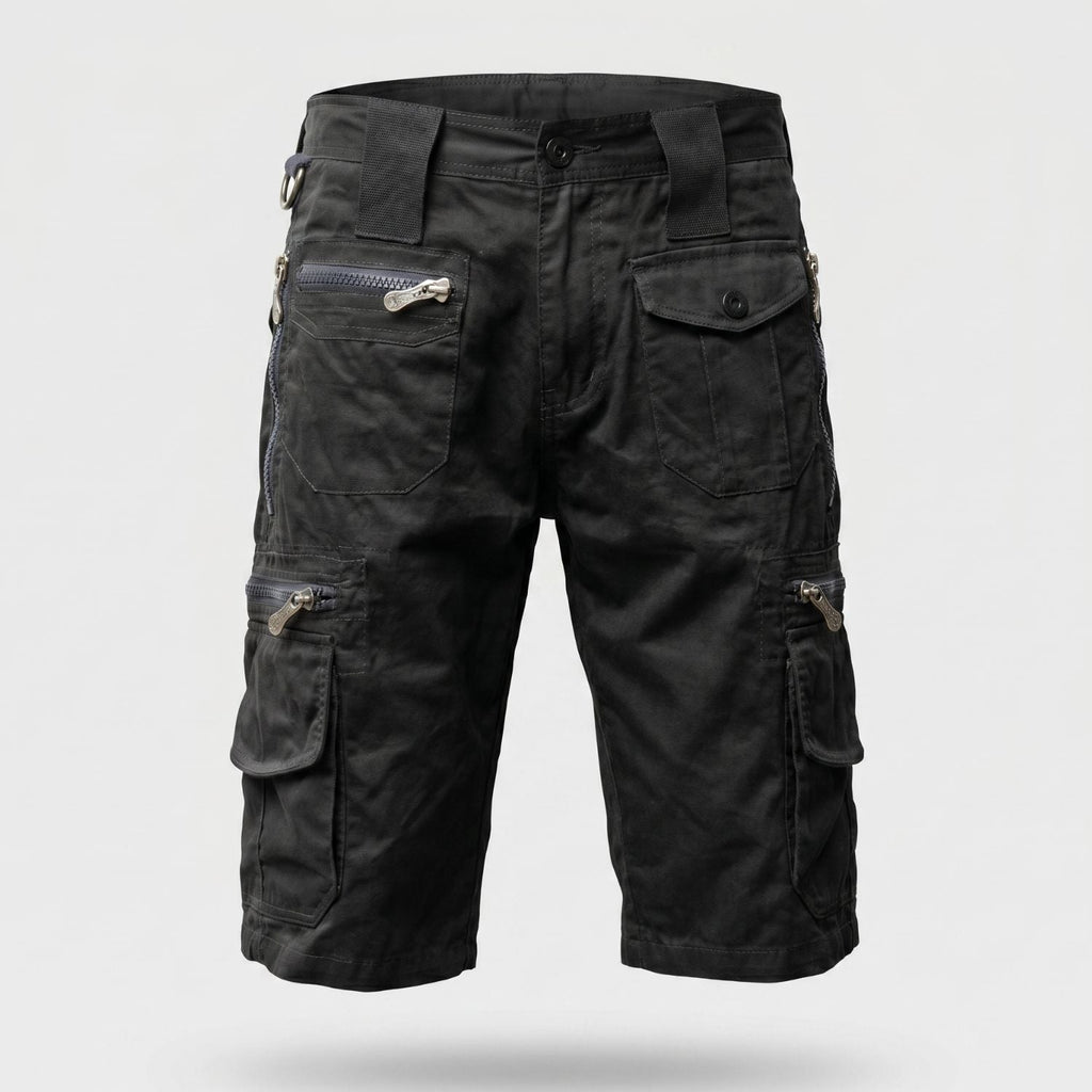 Herren Outdoor-Cargo-Shorts mit 10 Taschen – Baumwolle