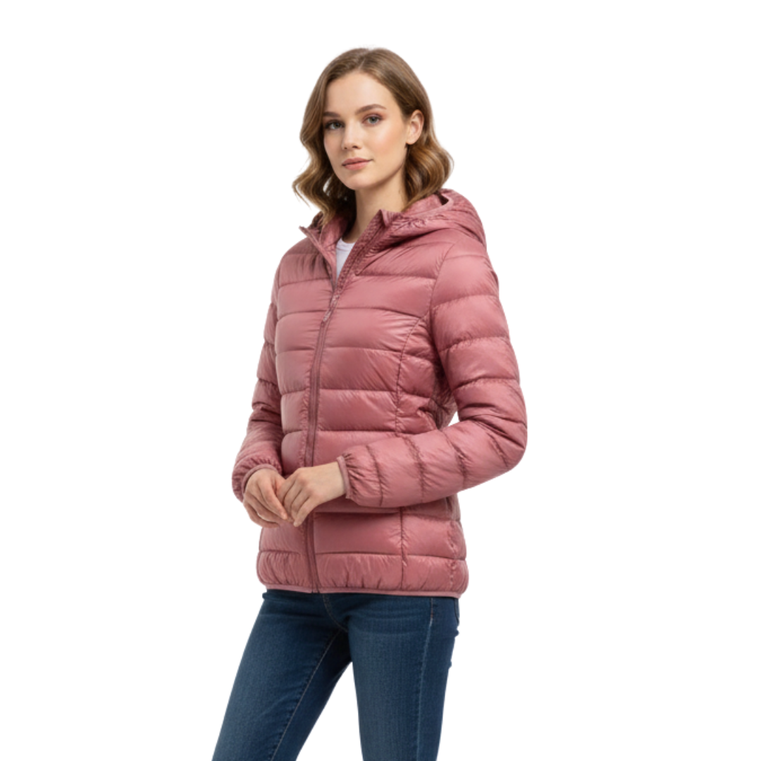Steppjacke mit Kapuze für Damen